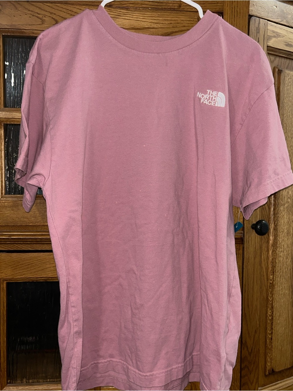 The North Face Men's Short Sleeve Crew T-Shirt in Dusty Rose Pink